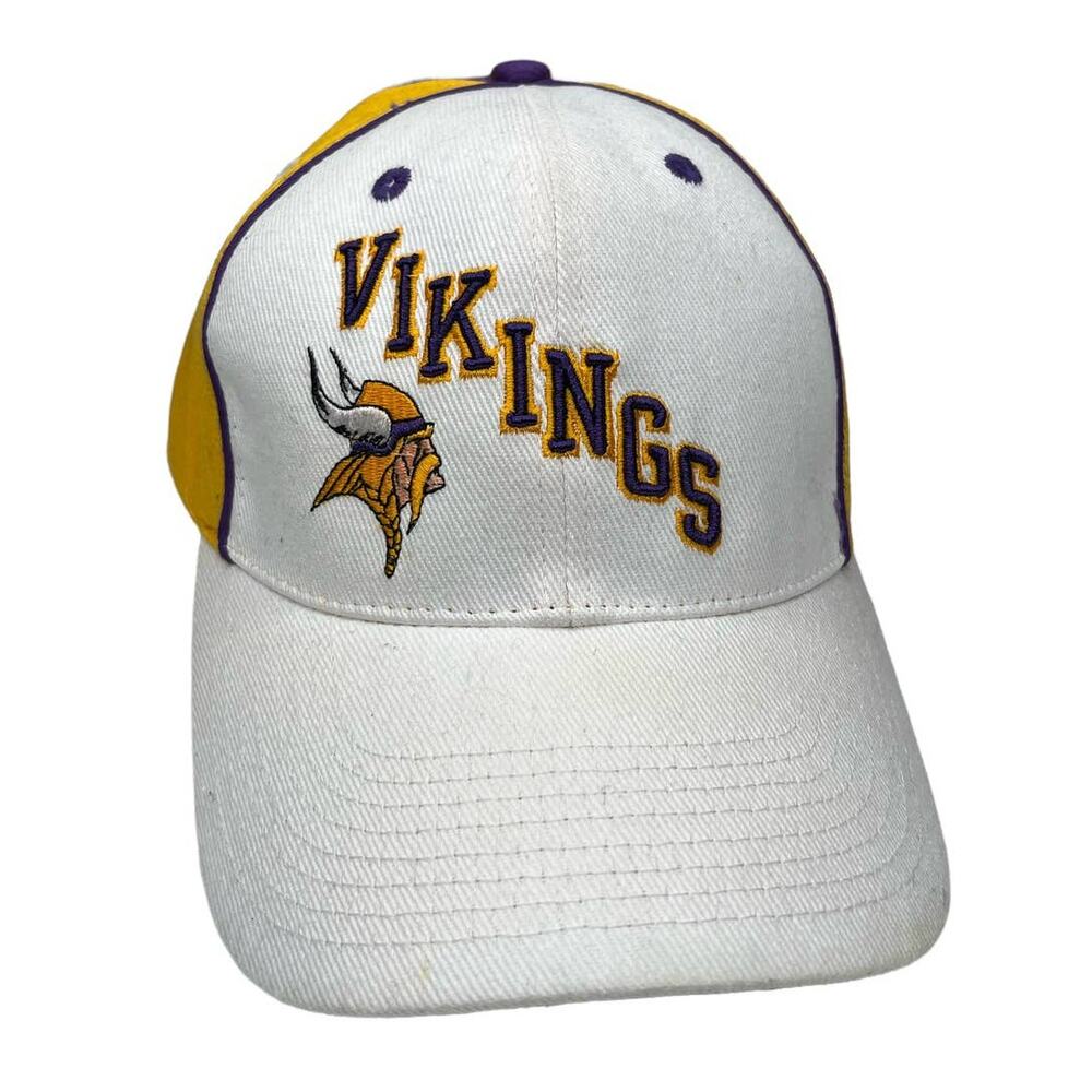 Minnesota Vikings white purple gold NFL Hat